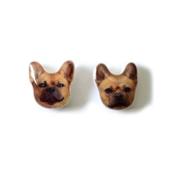 Personalized Pet Face Stud Earrings